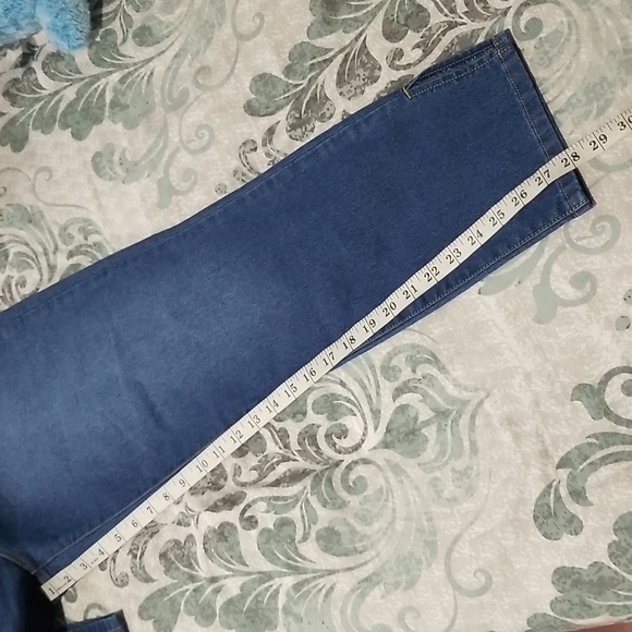 MICHAEL Michael Kors women Selma Skinny Ankle Jeans  Size 14 Washed Blue - Picture 12 of 13